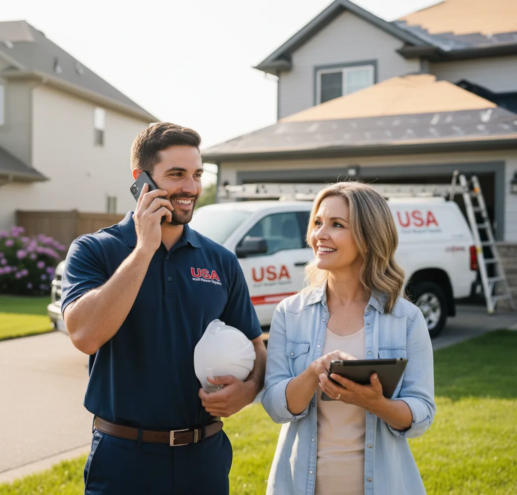 USA Roof Repair Experts customer support in Watervliet